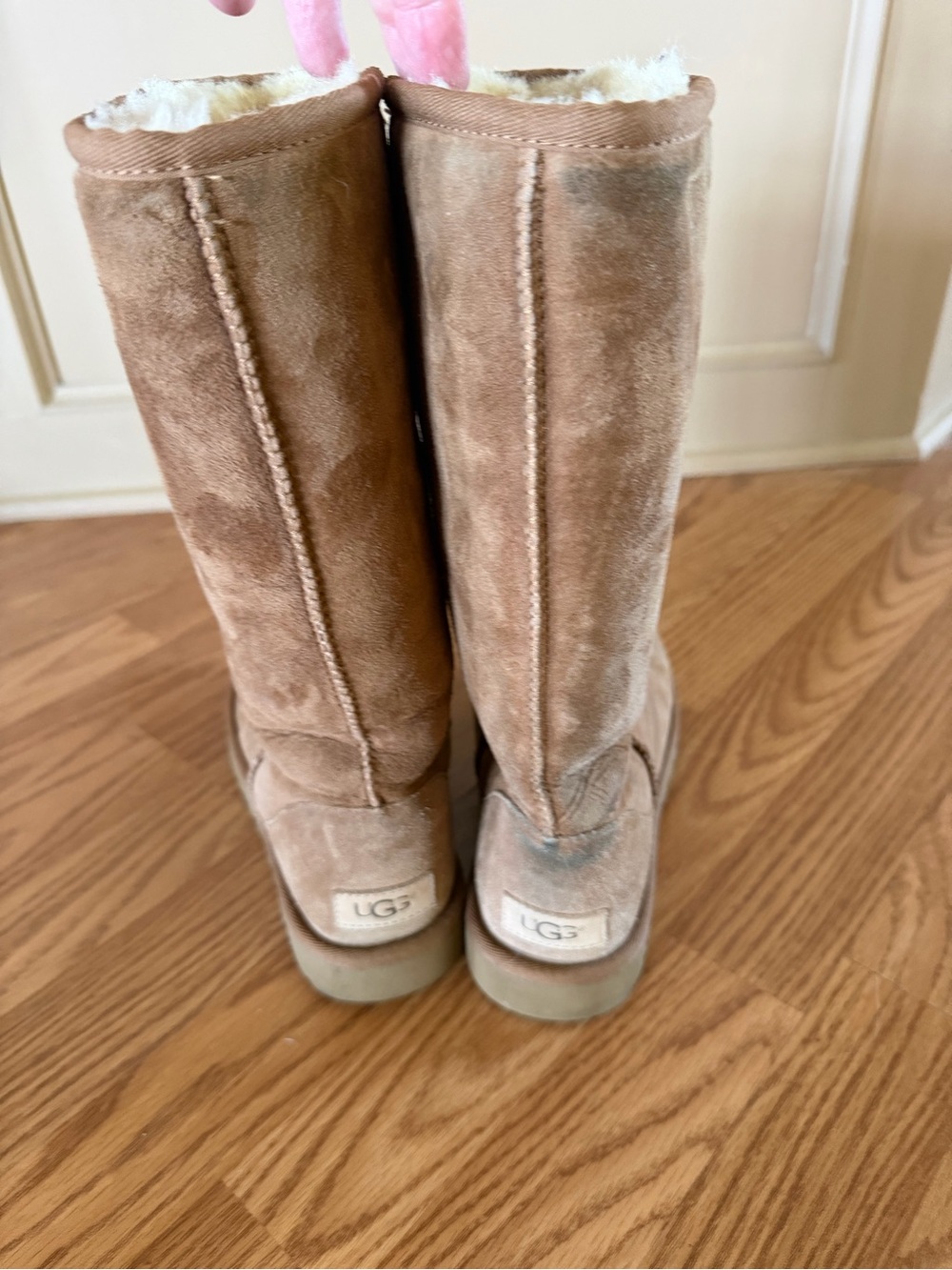 Ugg Classic Tall Shearling-Lined Women’s Boots - Chestnut Size 8 - Picture 5 of 10